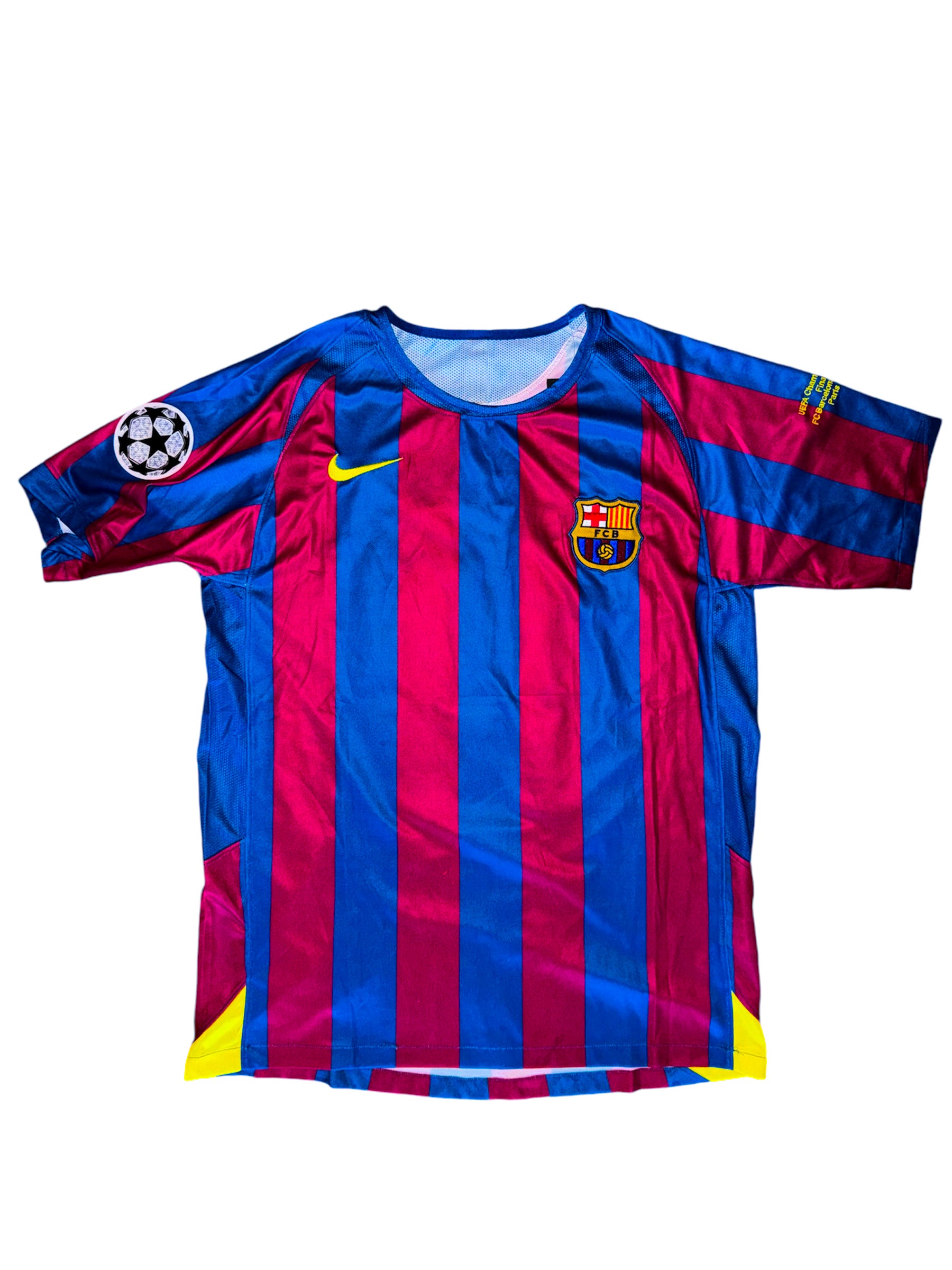 FC Barcelona 05-06シーズン　ホーム　長袖　メンズｌ FC Barcelona 05-06シーズン ホーム 長袖 メンズM FC Barcelona
