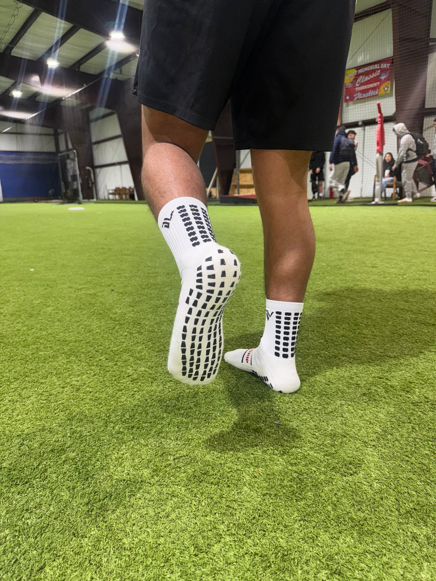 JV Grip Socks (Launch Release) White