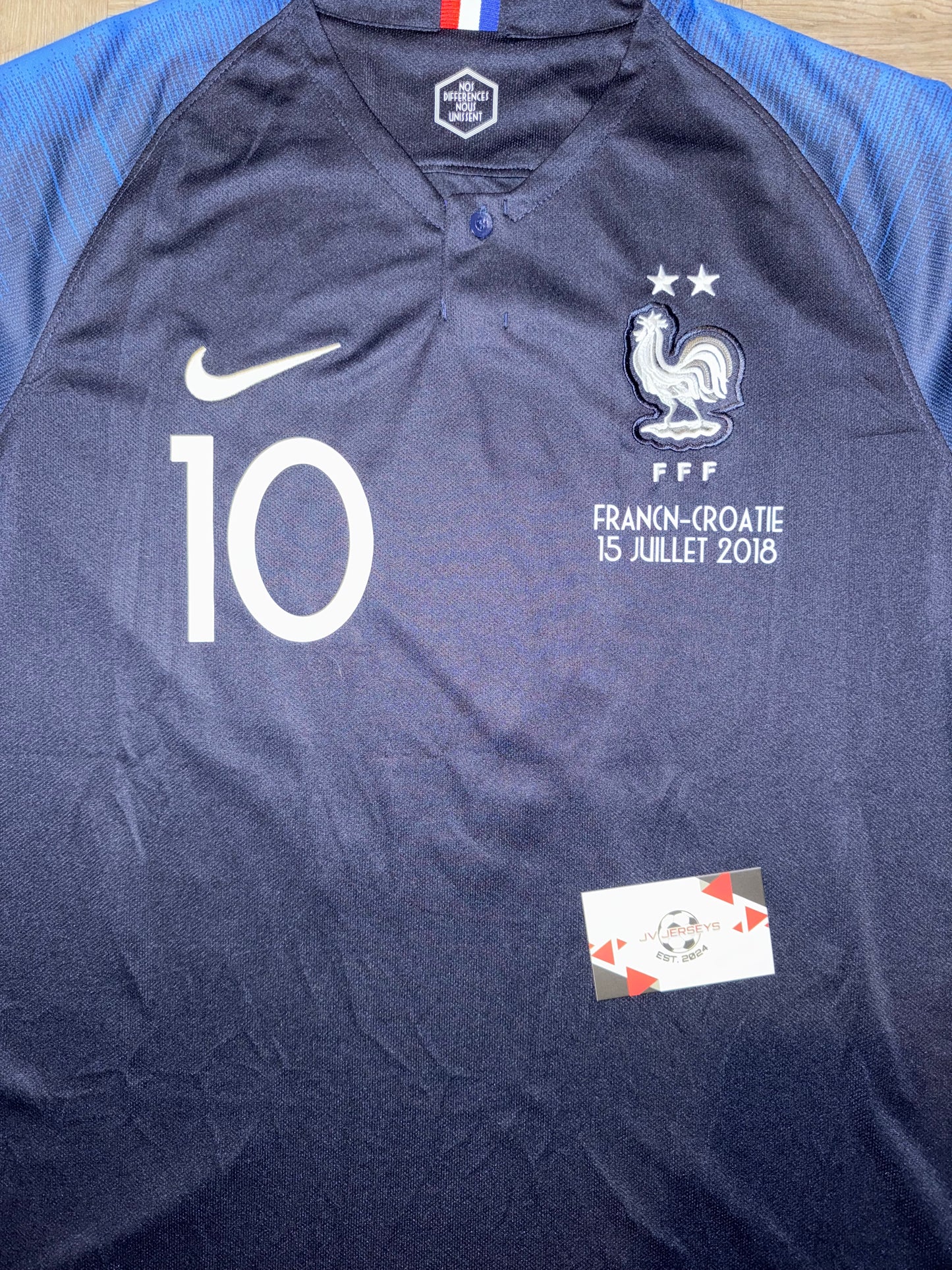 France 2018 Home Retro World Cup