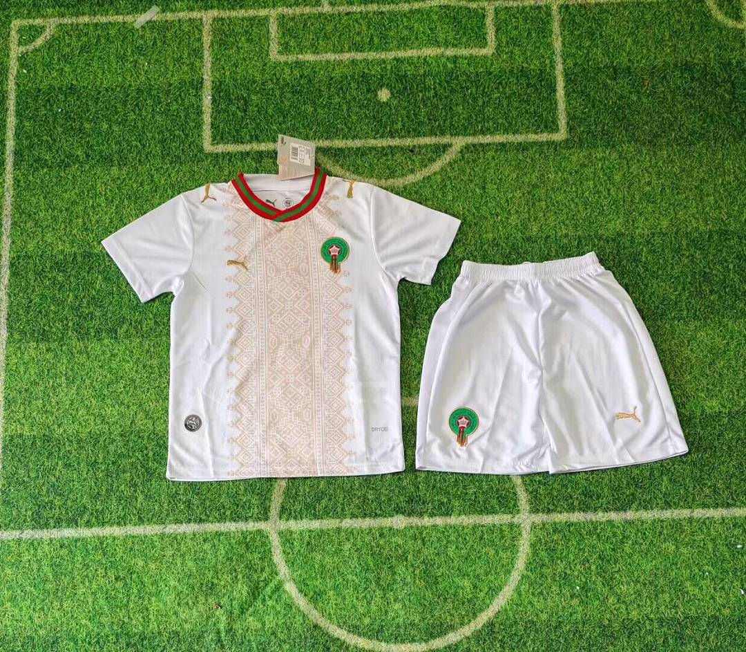 Morocco 2026 World Cup Away Kids