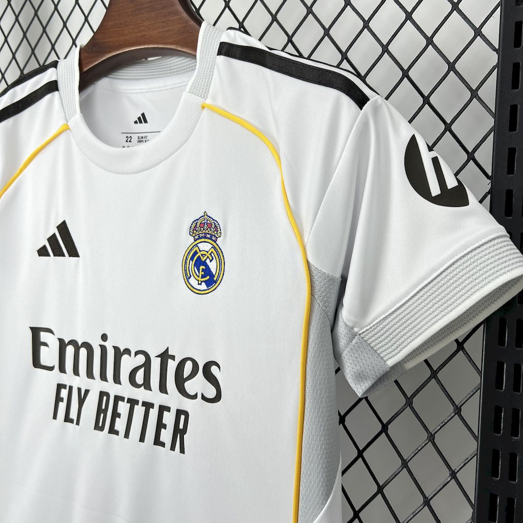 Real Madrid 2025/2026 Home Kids