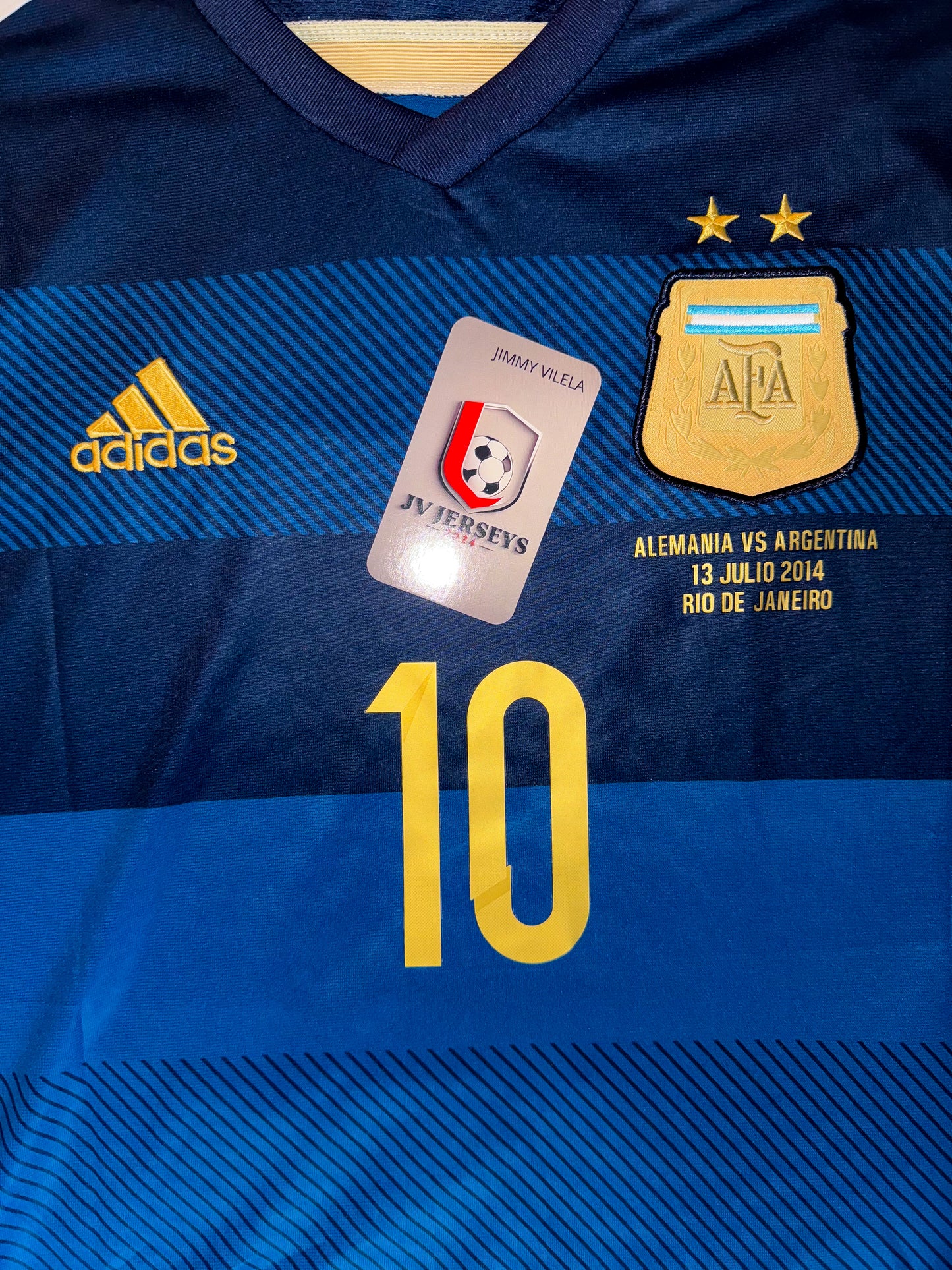 Argentina 2014 Away Final World Cup Retro