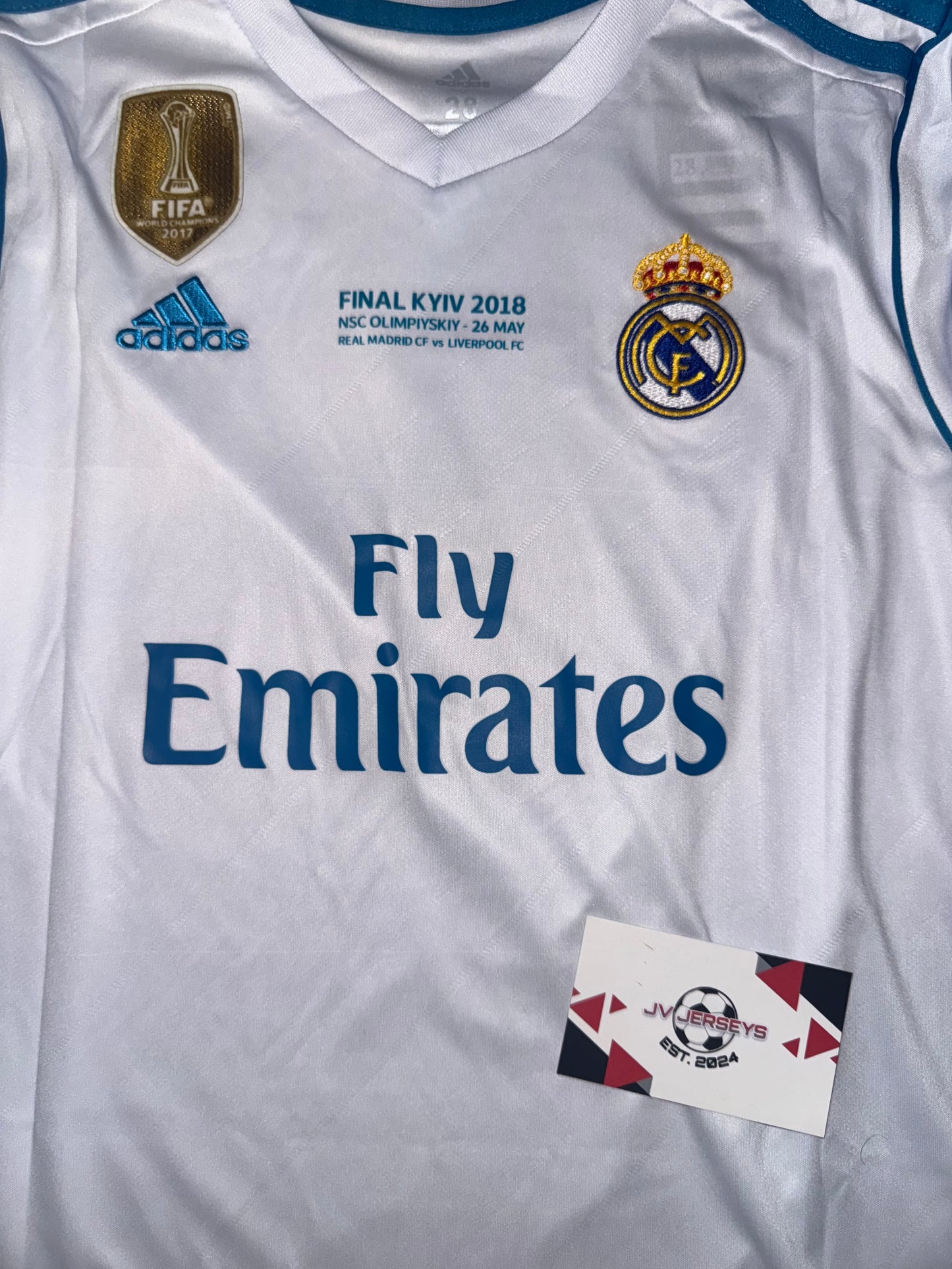 Real Madrid 17/18 Home Kids
