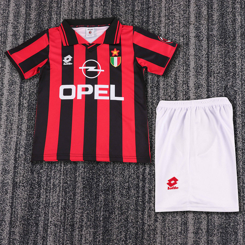 AC Milan 95/97 Home Retro Kids