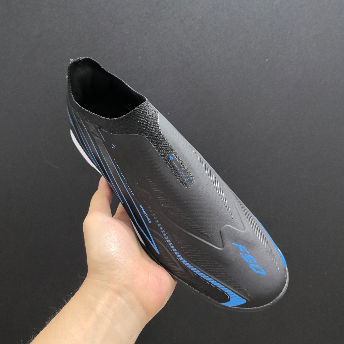 F50 Elite Laceless Hyperfast “Black Pack” Indoor