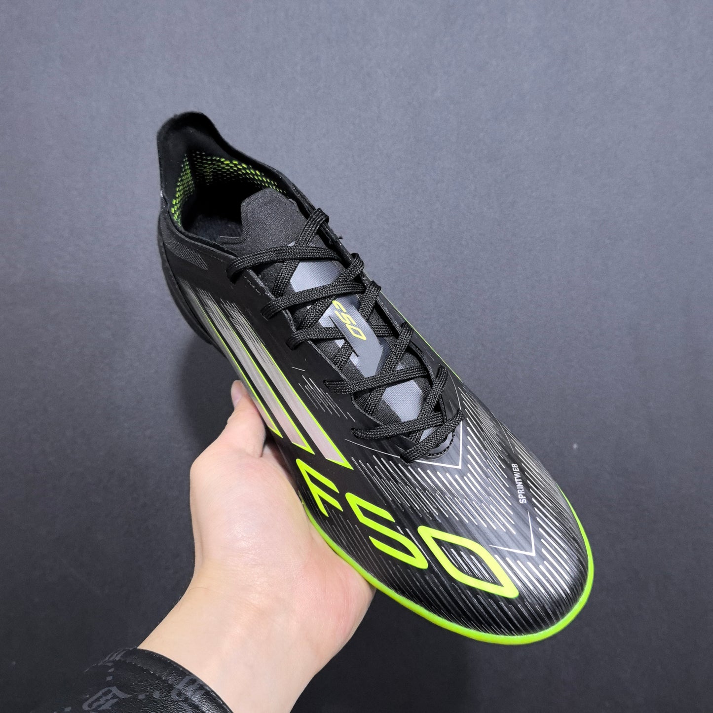 F50 Elite Laces “Electric Stealth Pack” Indoor