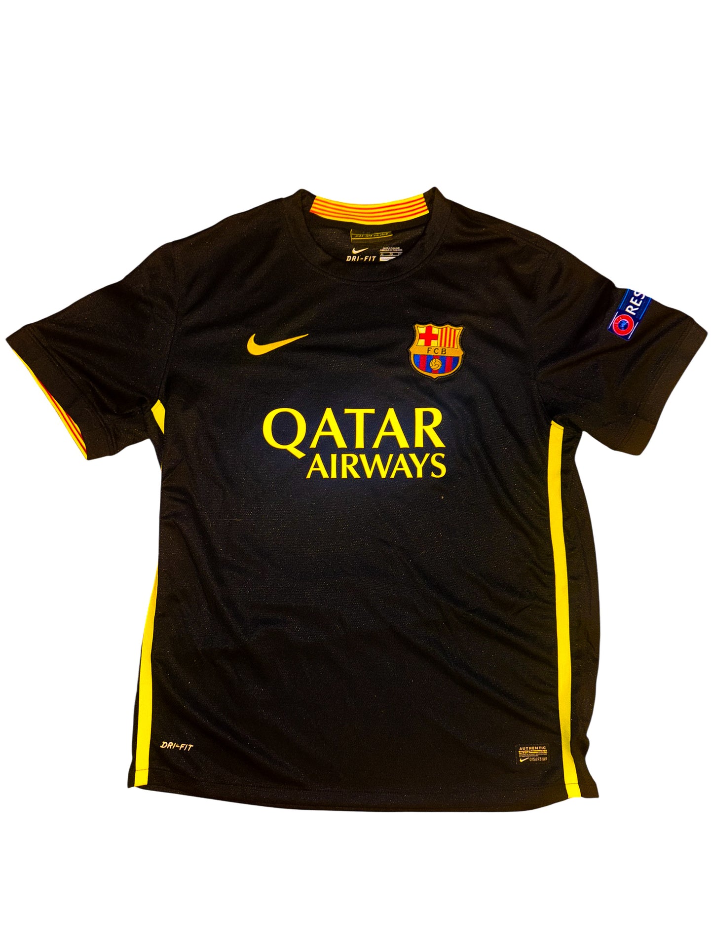 Barcelona 13/14 Away Black Kit Retro