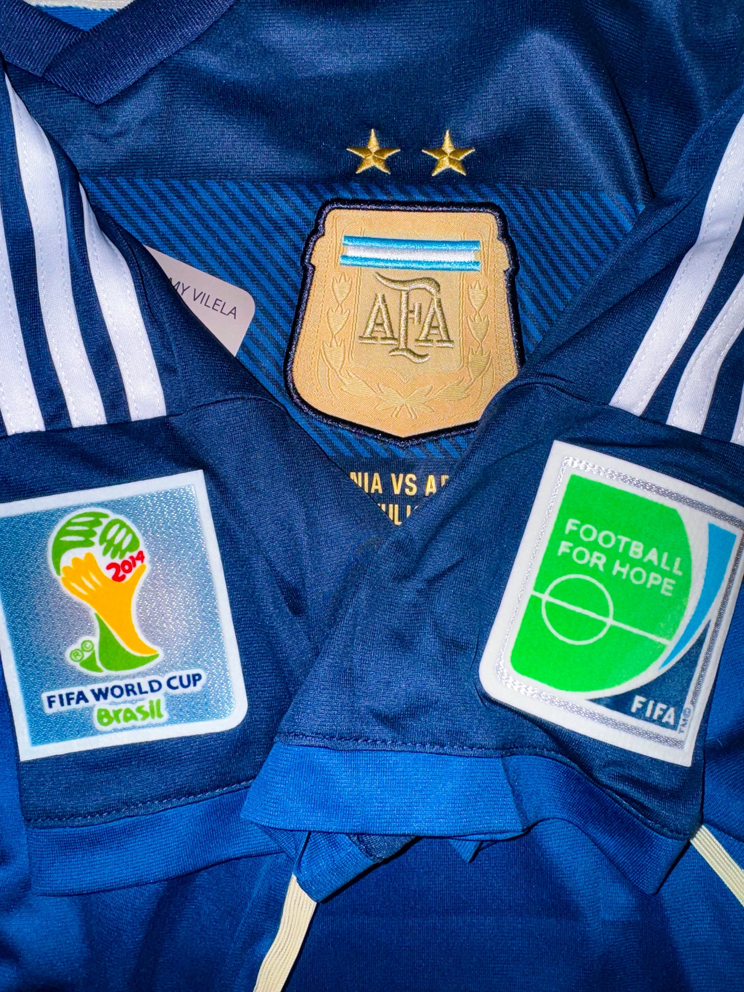 Argentina 2014 Away Final World Cup Retro