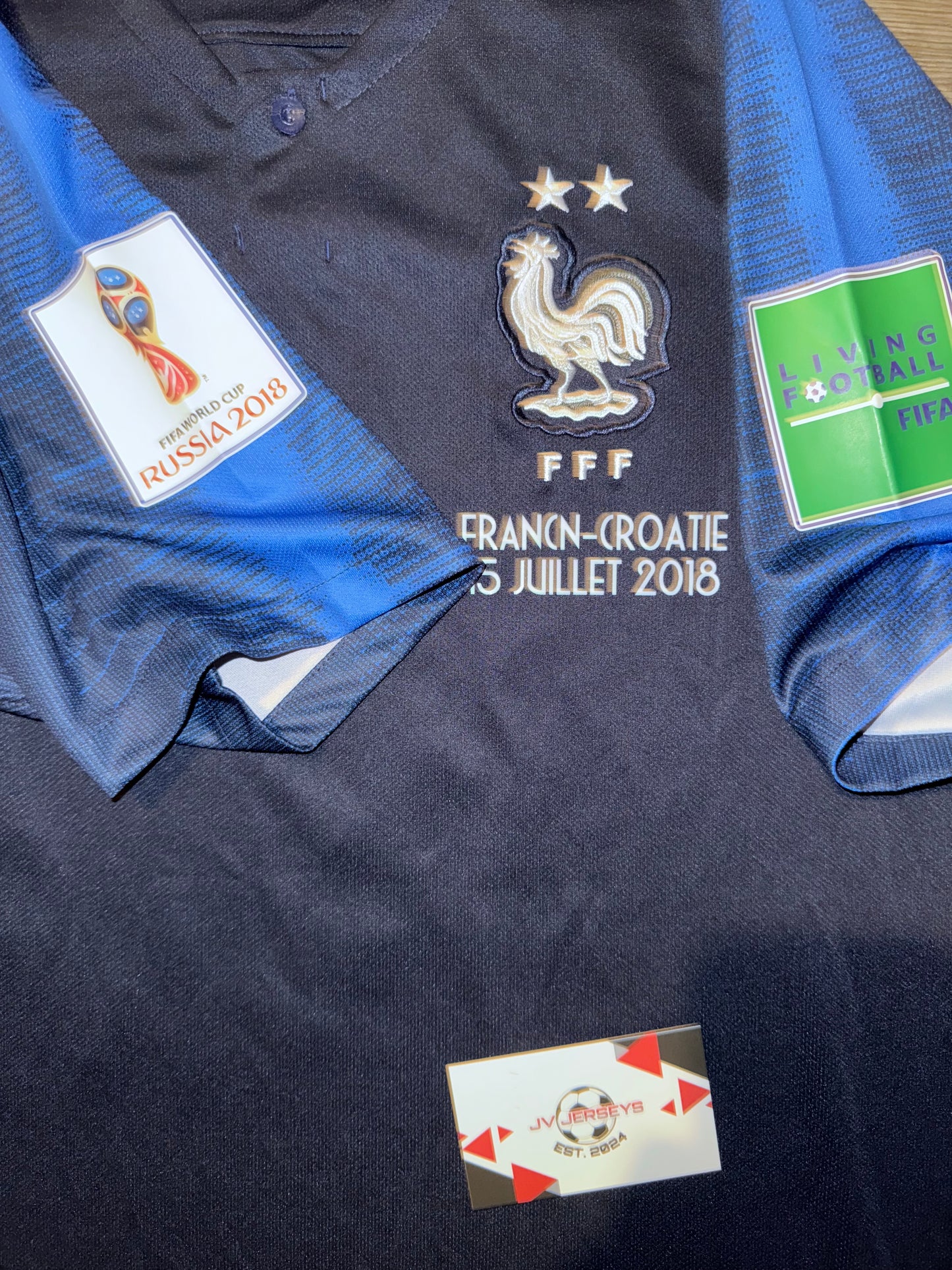 France 2018 Home Retro World Cup